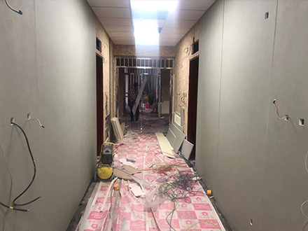 黑龙江某办案区墙面防撞软包
